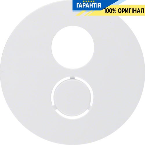 Накладка для розеток для гучномовців, полярна білизна (глянсова), R.х, Berker 11962089
