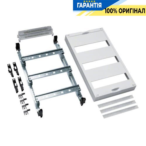 Блок Hager Univers UD31B4 с клеммами PE/N для модульных аппаратов 3х12М, 450x250мм