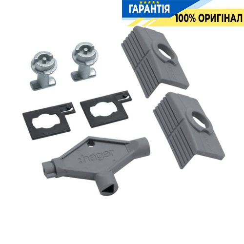 Замок з фігурним сердечником для металевих шаф Hager Orion FL95Z, комплект 2 шт