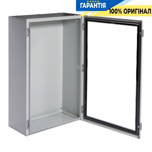 Шафа металева Hager FL176A Orion Plus, IP65, прозорі двері, 950X600X300мм