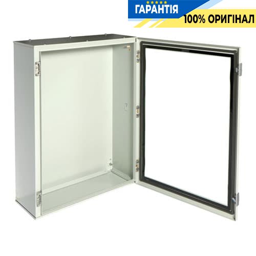 Шафа металева Hager FL173A Orion Plus, IP65, прозорі двері, 800X600X250мм