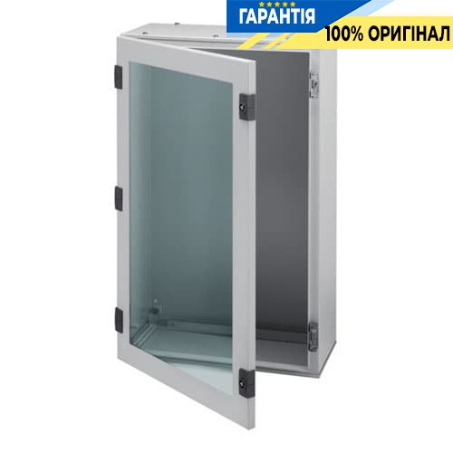 Шафа металева Hager FL161A Orion Plus, IP65, прозорі двері, 500X400X160мм
