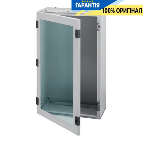 Шафа металева Hager FL160A Orion Plus, IP65, прозорі двері, 500X300X200мм