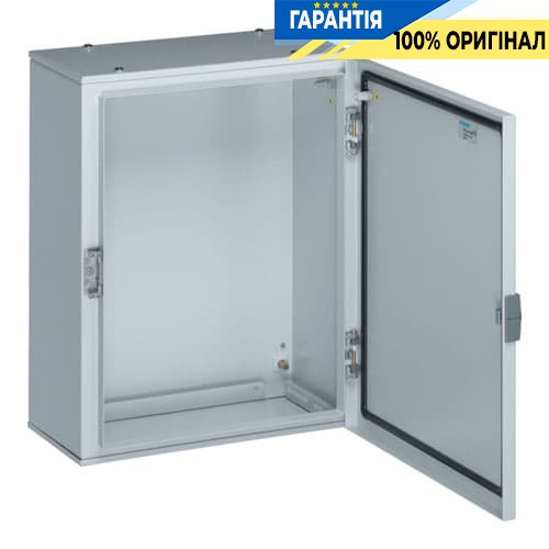 Шафа металевий Hager FL119A Orion Plus, IP65, непрозорі двері, 650X500X200мм