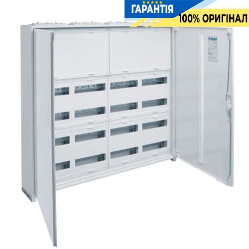 Щит Hager Univers FWB64N IP44/II 950х1050x161мм на 192 модуля (з блоком для клем)
