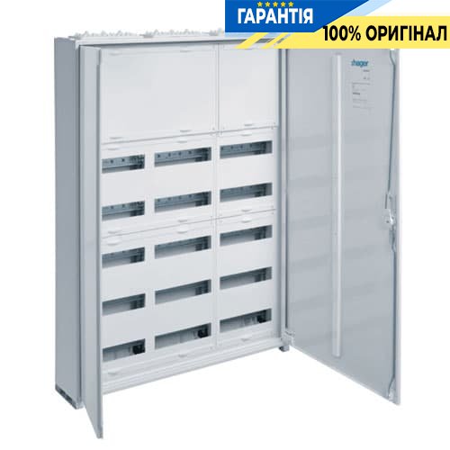 Щит Hager Univers FWB73N IP44/II 1100x800x161мм на 180 мод. (З блоком для клем)