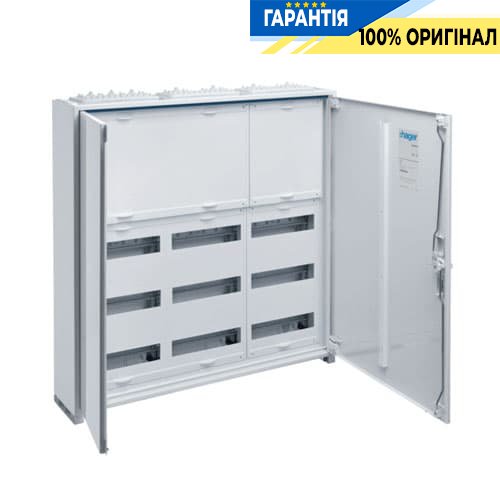 Щит Hager Univers FWB53N IP44/II 800x800x161мм на 108 мод. (З блоком для клем)