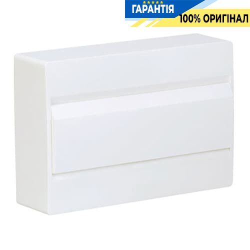 Зовнішній щит Hager Cosmos VD112PD 12 мод. з білими дверцятами