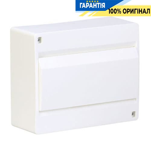 Зовнішній щит Hager Cosmos VD110PD 10 мод. з білими дверцятами