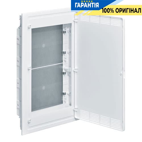 Мультимедійний щит 4-рядний, Hager Golf VF418PZF, двері перфоров. внутрішній монтаж