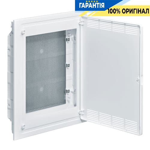 Мультимедійний щит 3-ряди, Hager Golf VF318PZF, двері перфоров. внутрішній монтаж