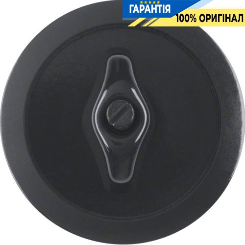 Центральная панель выключателя с ручкой пластик черная. Serie 1930 Berker 164701