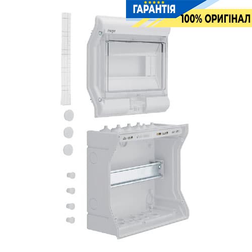 Щит розподільчий Hager Vector VE110D, IP65 на 10 мод., Прозорі дверцята