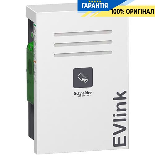 Зарядная станция для паркинга (настенная) EVlink Parking 2хТ2 со шторками 7.4кВт RFID Schneider Electric EVW2S7P44R