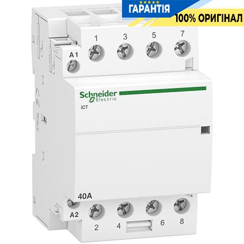 Контактор iCT Acti9 - 40 Aмпер, 4Н.O 230V Schneider Electric A9C20844