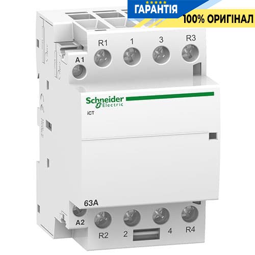 Контактор iCT Acti9 - 63 Aмпер, 2Н.O+2Н.З 230V Schneider Electric A9C20868