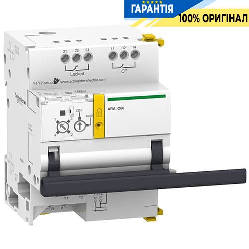 Автоматичний пристрій повторного вмикання ARA iC60 (Для автоматичних вимикачів 3P, 4P) Schneider Electric A9C70134