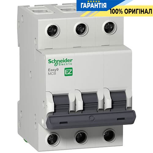 Автоматичний вимикач 3-фазний Easy9 3-п, 25 А тип «B» Schneider Electric EZ9F14325