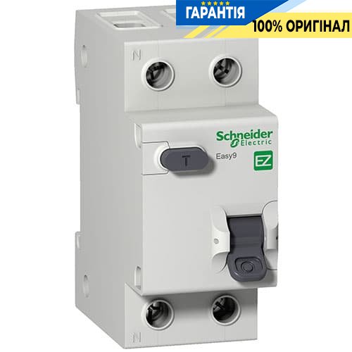 Дифавтомат Easy9 1-фазный, 20 А / 30mA, тип «AC», хар-ка «C» Schneider Electric EZ9D34620