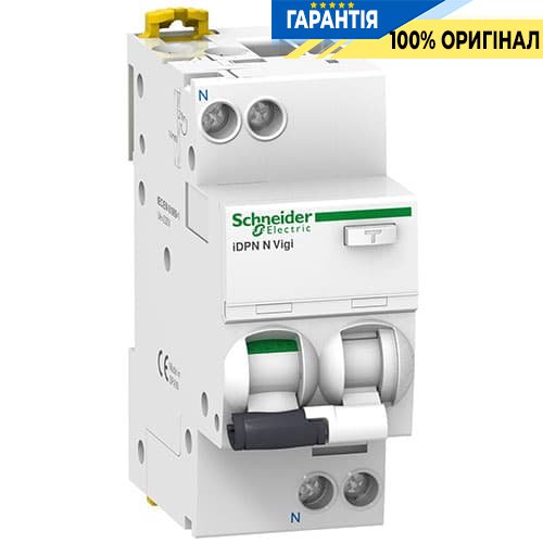 Дифавтомат Schneider Electric Acti9 - «iDPN N VIGI» 1P+N, С20/0,03A AC A9D31620