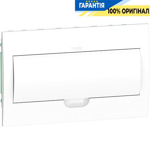 Щит пластиковий вбудовуваний 1 ряду по 18 мод. Easy9 "Білі дверцята" Schneider Electric EZ9E118P2F