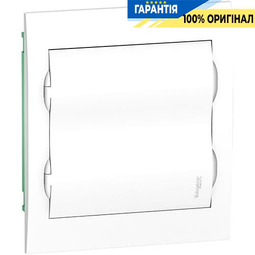 Щит пластиковий вбудовуваний 2 ряди по 12 мод. Easy9 "Білі дверцята" Schneider Electric EZ9E212P2F