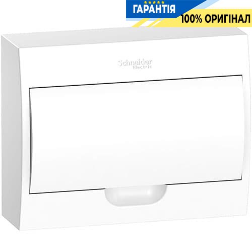Щит пластиковий навісний 1 ряд по 12 мод. Easy9 "Білі дверцята" Schneider Electric EZ9E112P2S
