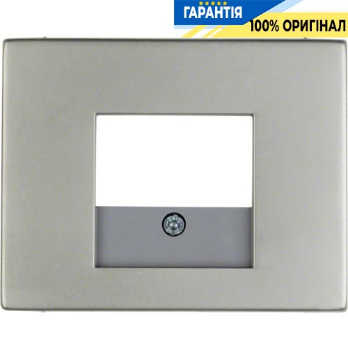 Накладка для розеток громкоговорителей, нержавеющая сталь, K.5, Berker 10357004