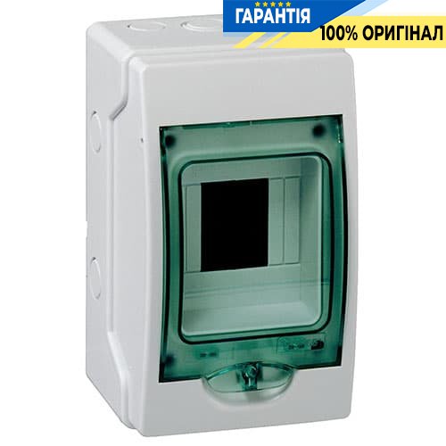 Шафа накладна, 1 ряд / 4 мод. прозорі двері, ІР65 Kaedra Schneider Electric 13976