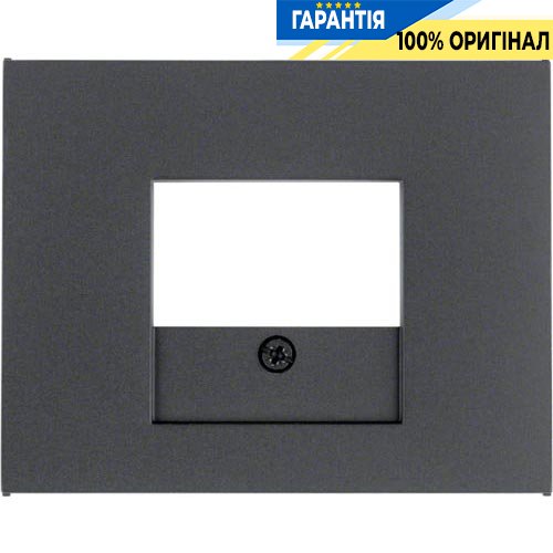 Накладка для розеток громкоговорителей, антрацит, K.1, Berker 10357006