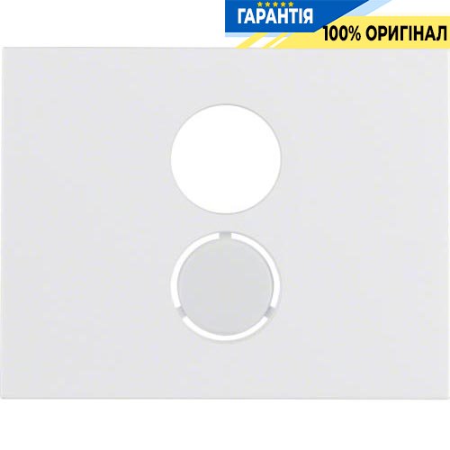 Накладка для розеток гучномовців, полярна білизна, «K.1» Berker 11847009