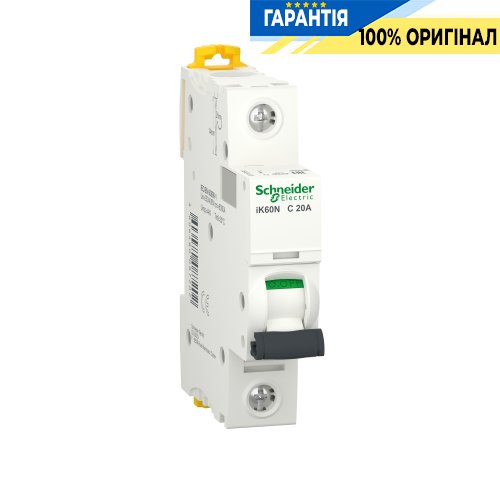 Автоматичний вимикач Schneider Electric Acti9 iK60 1P 20A C SE A9K24120