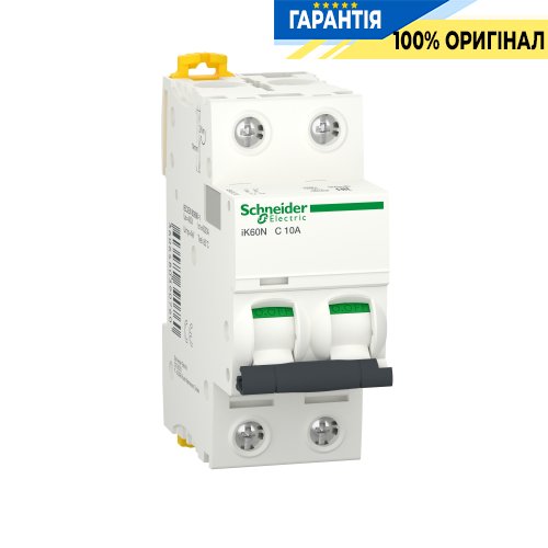 Автоматичний вимикач Schneider Electric Acti9 iK60 2P 10A C SE A9K24210