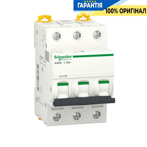 Автоматический выключатель Schneider Electric Acti9 iK60 3P 50A C SE A9K24350