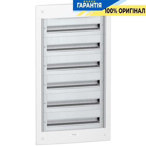 Щит вбудований Schneider Electric Pragma 6 рядів по 24 модулі, IP40 PRA25624 (Без дверей)