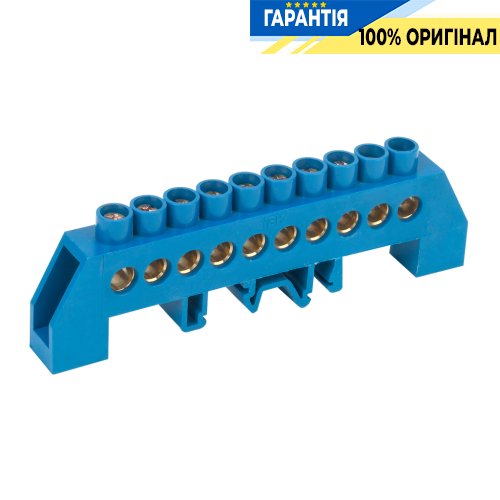 Шина IEK N нуль в комбінованому DIN-ізоляторі тип Стійка ШНІ-8х12-10-КС-C, (YNN10-812-10DP-K07)