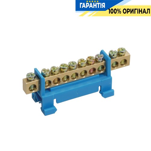 Шина IEK N нуль на DIN-ізолятор тип Стійка ШНІ-6х9-10-С-C, (YNN10-69-10P-K07)