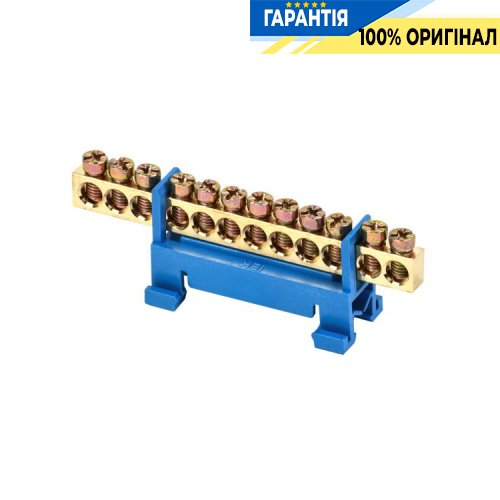 Шина IEK N ноль на DIN-изоляторе тип Стойка ШНИ-6х9-12-С-C, (YNN10-69-12P-K07)