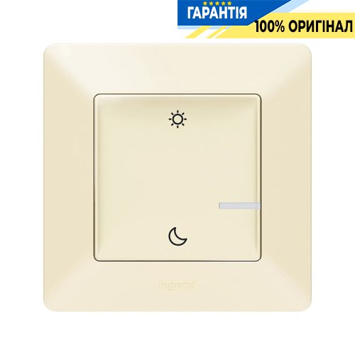 Умный беспроводной сценарный выключатель «День/Ночь» Legrand Valena Life with Netatmo 752289, слоновая кость