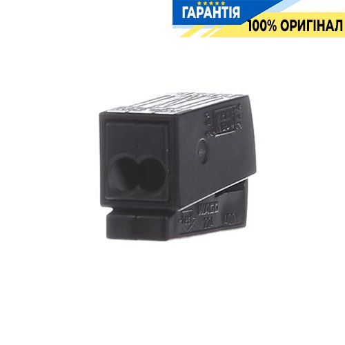 З'єднувальна клема Wago 2+1 224-114 чорна