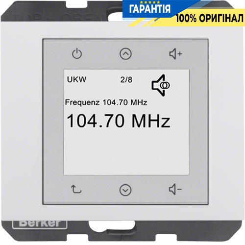 Приймач Radio Touch для колекцій Berker K.1 28847009, полярна білизна
