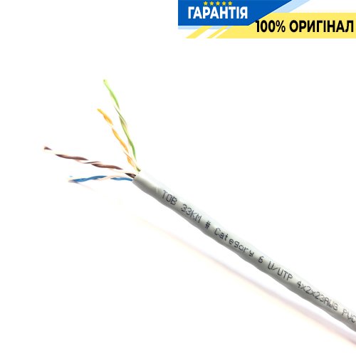 Кабель витая пара ЗЗЦМ — Cat 6 U/UTP 4х2х23 AWG Data