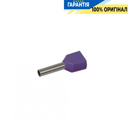 Накінечник-гільза IEK, артикул - UTE10-4-D3-2-100 НГІ2 2,5-10 (фіолетовий, 20шт)