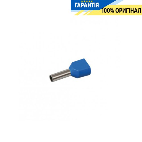 Накінечник-гільза IEK, артикул - UTE10-4-D3-3-100 НГІ2 2,5-12 (синій, 20шт)