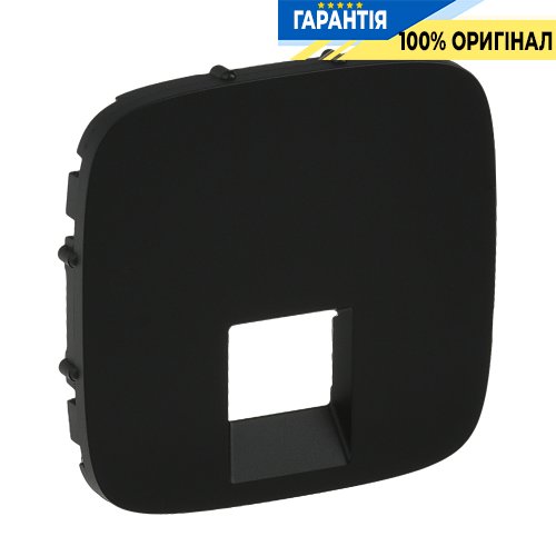 Лицевая панель для розетки RJ45/RJ11, Legrand Valena Allure, антрацит