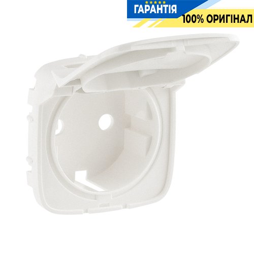 Лицьова панель розетки 2К+З з кришкою, Legrand Valena Allure, перли