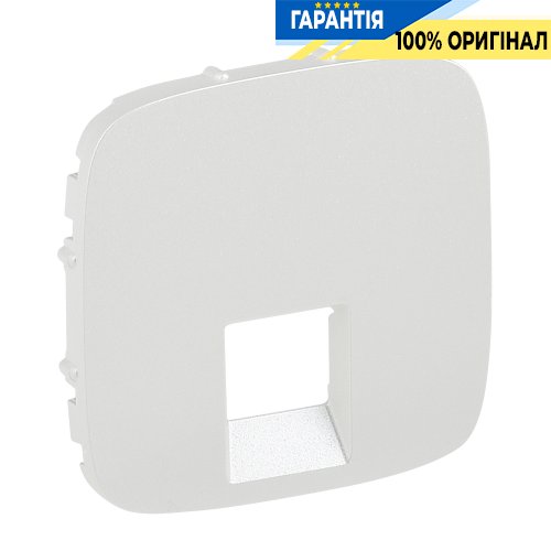 Лицевая панель для розетки RJ45/RJ11, Legrand Valena Allure, жемчуг