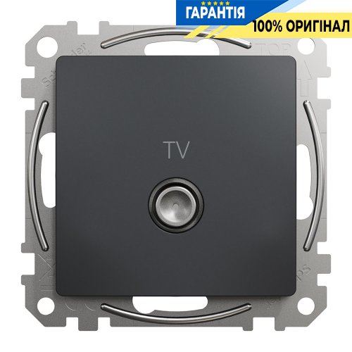 Розетка TV кінцева 4дб Schneider Electric Sedna Design SDD114471 (колір - чорний)