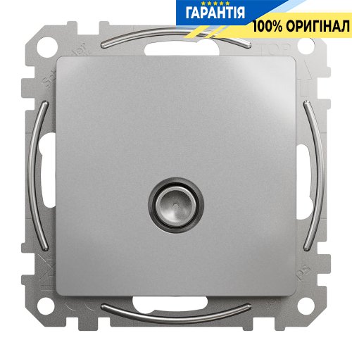 Розетка TV конечная 4дб Schneider Electric «Sedna Design» SDD113471 (цвет - алюминий)