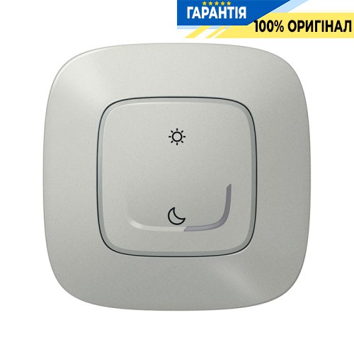 Розумний бездротовий сценарний вимикач «День/Ніч» Legrand Valena Allure with Netatmo 752789, алюміній